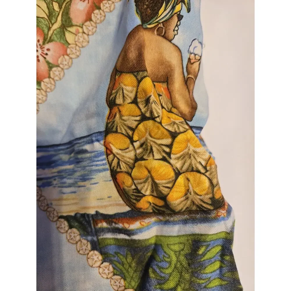 Pocket Tote By Que Linder Fruit Bottom Beach Ladies Pocket Turns Into A Tote Bag